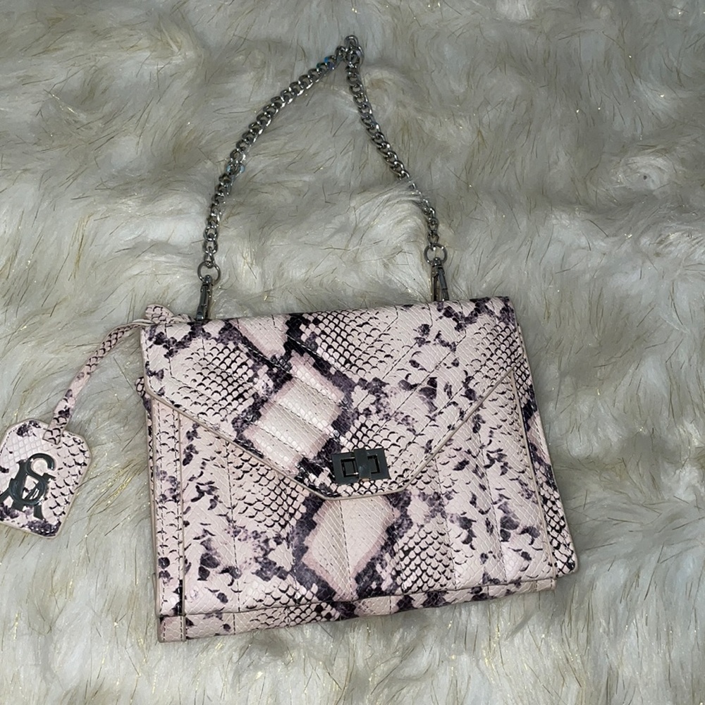 Worn. Steve Madden snakeskin handbag
